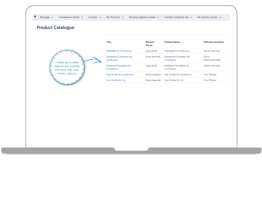 Pull information from pages and give context to your content by quickly creating an overview table with Confluence Cloud.