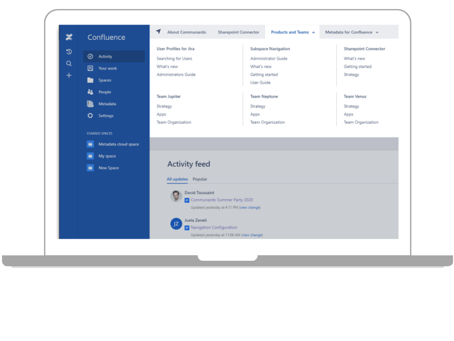 Improve productivity and user experience with Confluence Cloud.