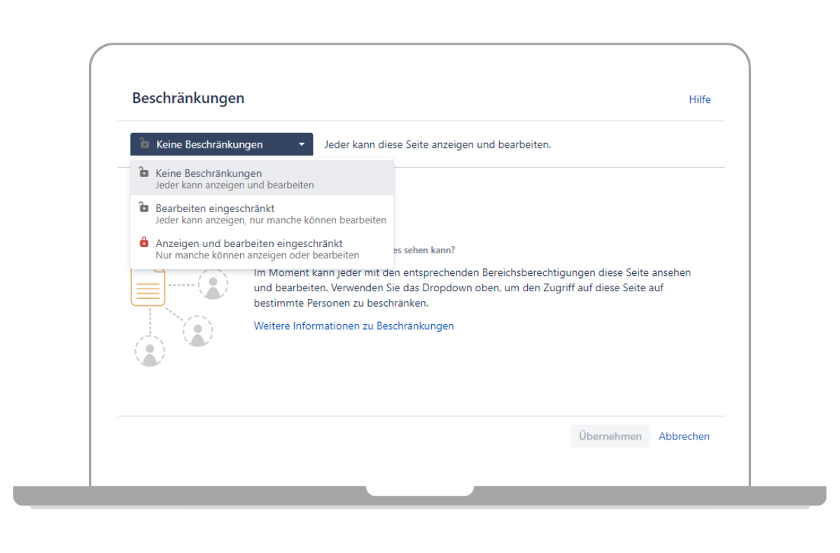 Seitenbeschränkungen