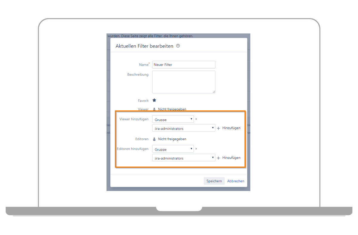 Filtrer les autorisations