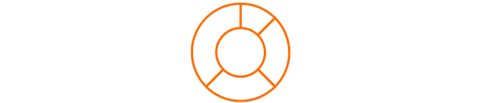 Kuchen Diagramm Icon