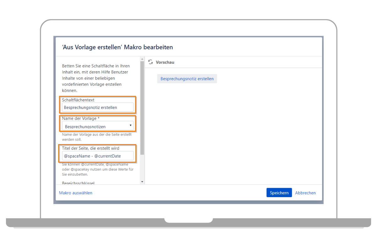 Makro Einstellungen