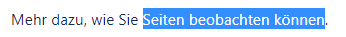 Um einen Confluence Anker zu setzen, muss zuvor der Text markiert werden
