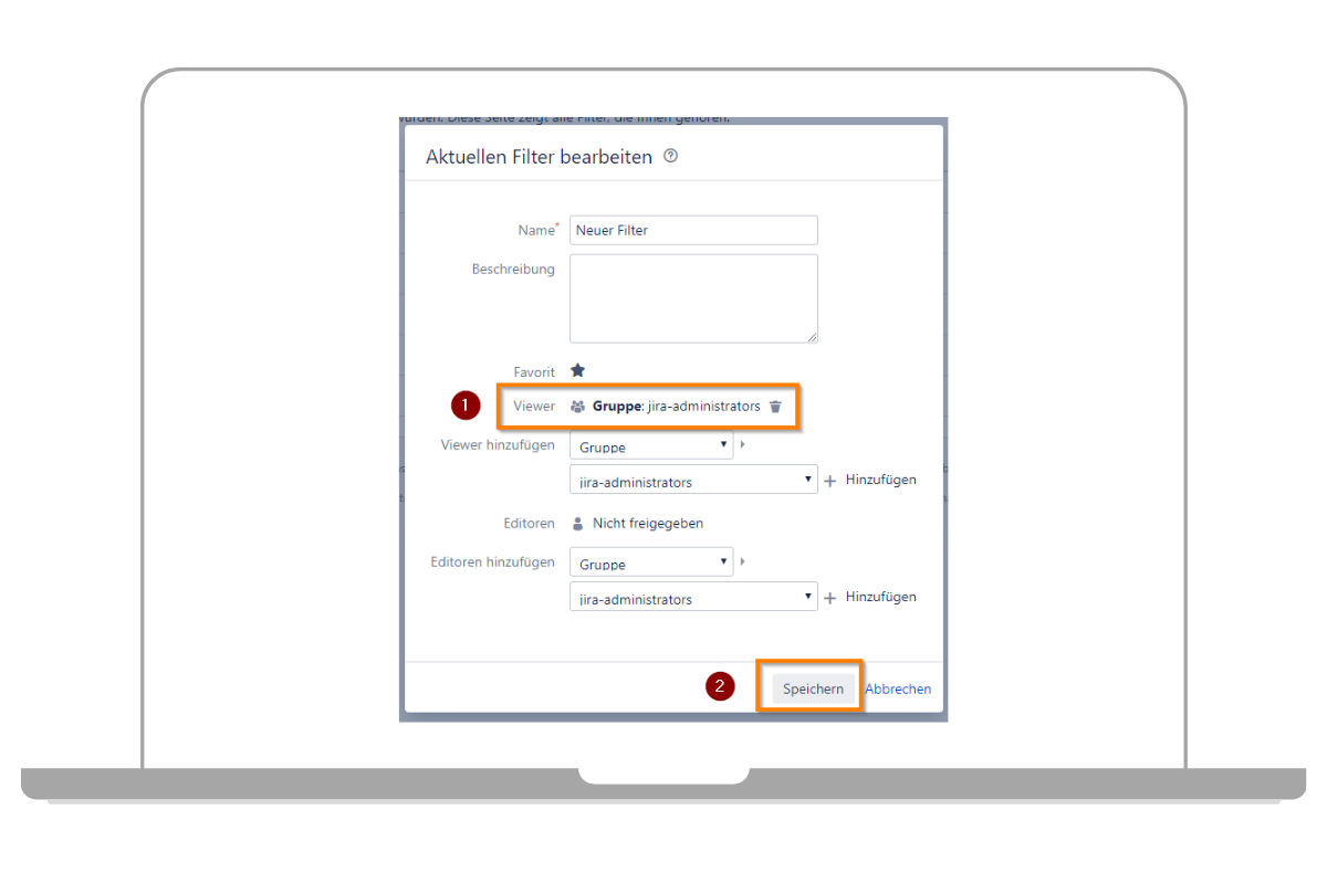 Enregistrer les autorisations de filtrage