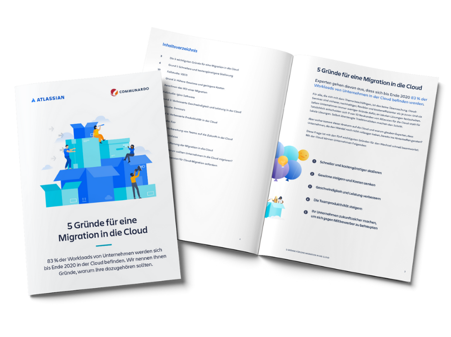 Die Top 5 Gründe für eine Migration in die Atlassian Cloud