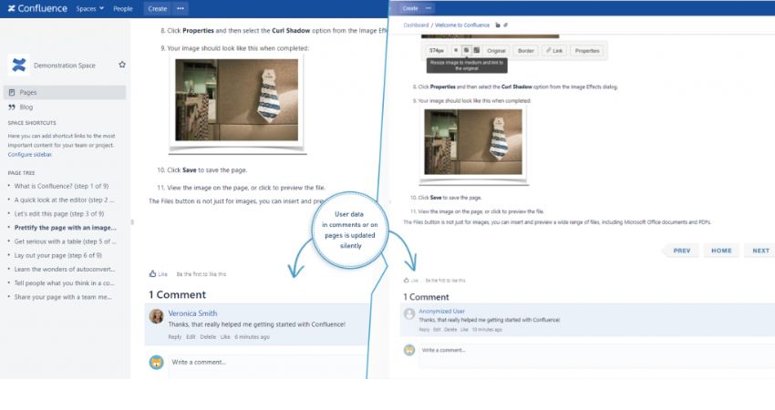 User Anonymiser for Confluence