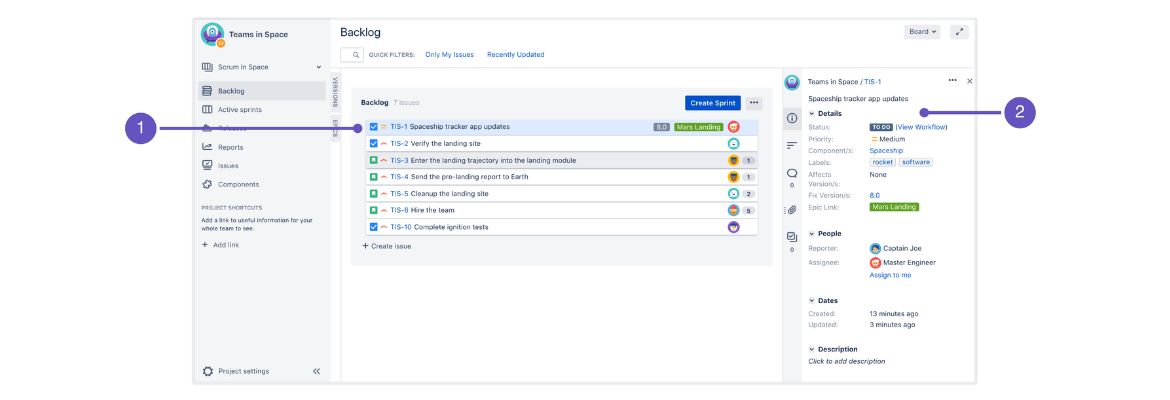 Tableau Scrum Jira